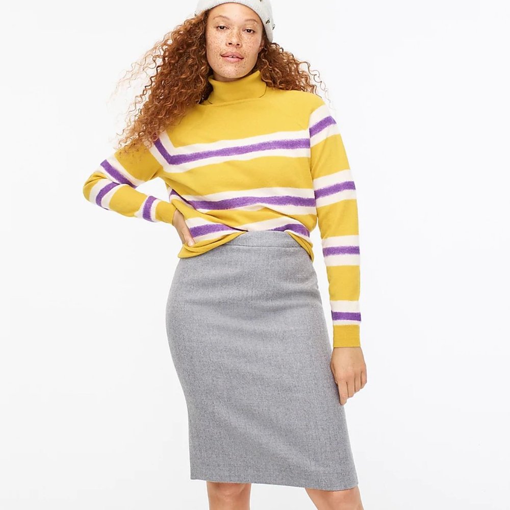 J.Crew Pencil Skirt in Wool